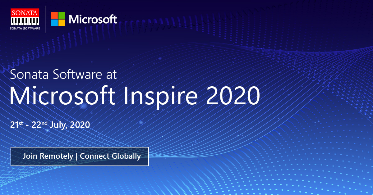 Microsoft Inspire 2020 Join Sonata remotely, connect globally